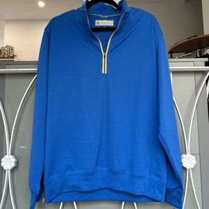 Donald Ross Quarter Zip Pullover – Royal Blue (Size M) 🔥